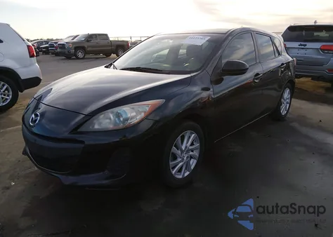 2012 Mazda Mazda3 I Grand Touring из США, поврежденный, VIN JM1BL1M7XC1629485